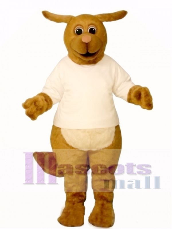Rhudy Roo Dog with Shirt Mascot Costume