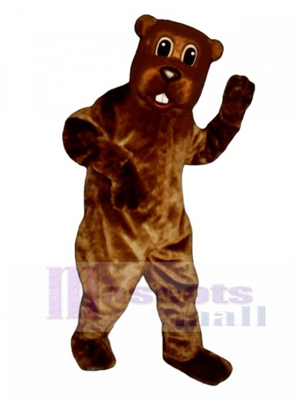 Woody Beaver Mascot Costume