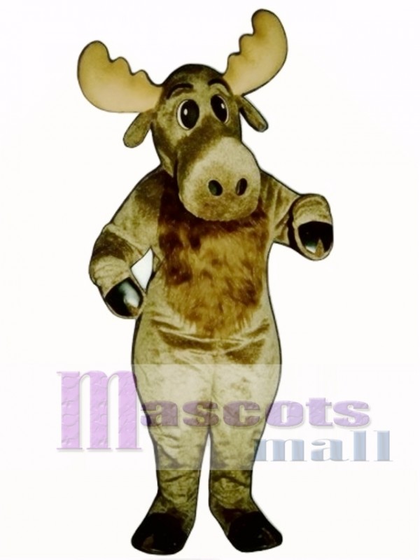 Cute Milton Moose Christmas Mascot Costume