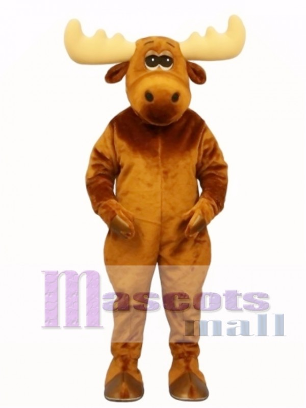 Cute Moony Moose Mascot Costume