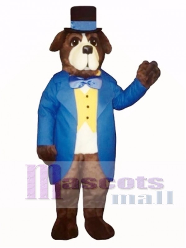 Cute Stanley Bernard Dog Mascot Costume