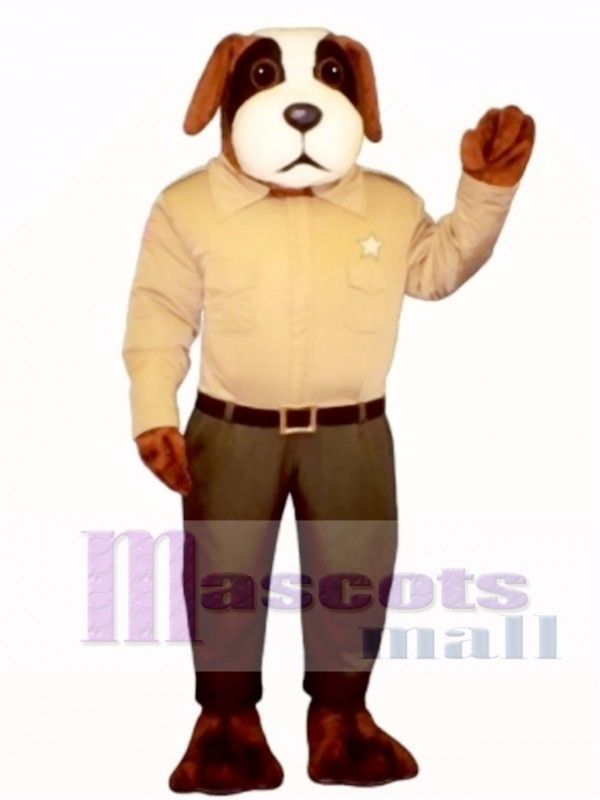 Cute Sheriff Snoop Dog Mascot Costume