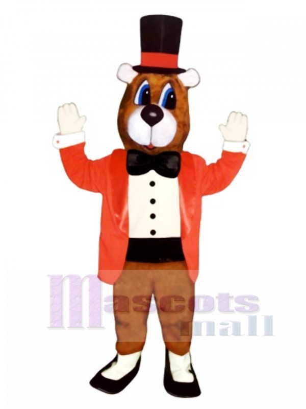 Cute Dancing Bear Mascot Costume