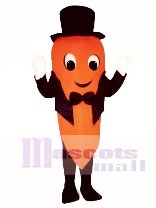 Carrot with Tailcoat & Hat Mascot Costume