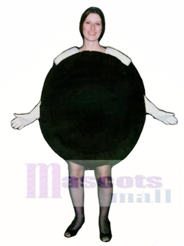 Brown & White Cookie Mascot Costume