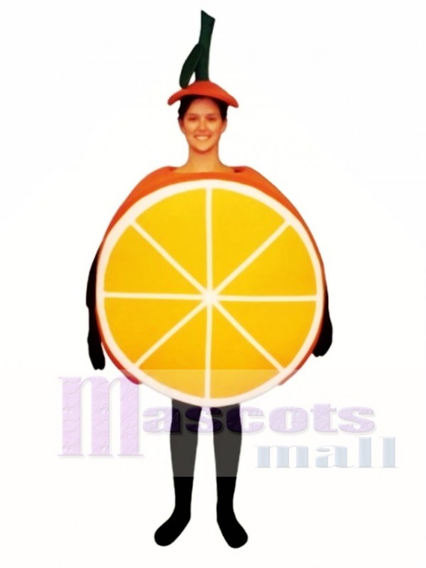 Sliced Orange Mascot Costume