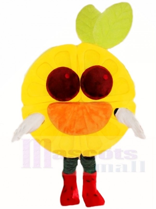 Brown Eyes Orange Mascot Costumes Fruit