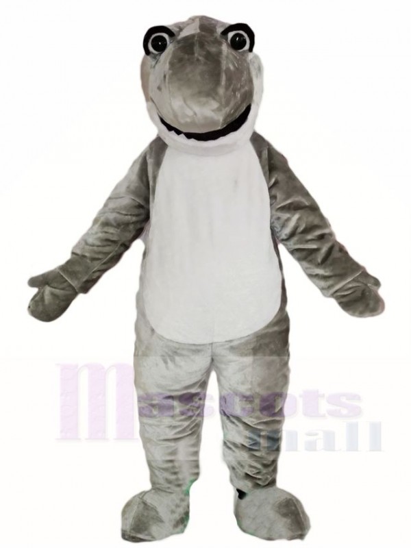 Cute Grey Shark Mascot Costumes Sea Ocean