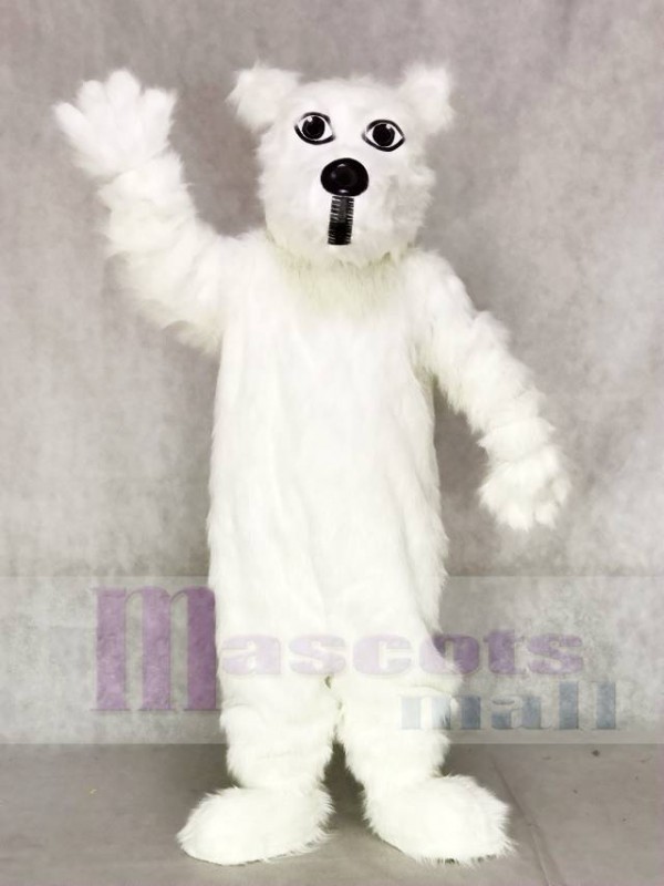 Hairy White Scottie Dog Mascot Costumes Animal