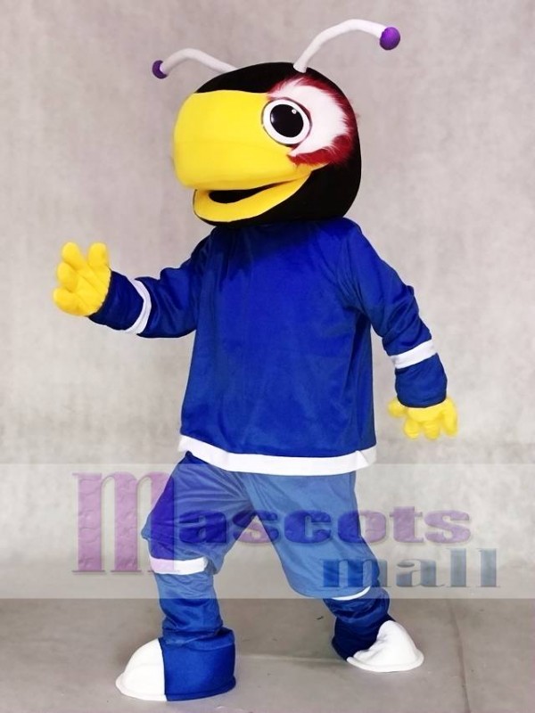 Tampa Bay Lightning Thunderbug Mascot Costumes Black And Yellow Bug Insect