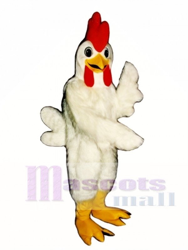 Cute Friendly Chicken Mascot Costume