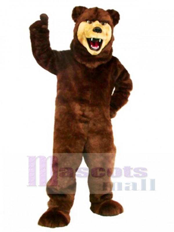 New Grizzly Bear Mascot Costume