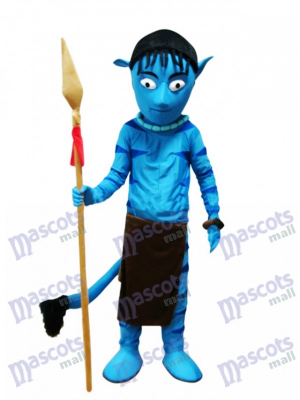 Blue Alien Appa Avatar Mascot Costume