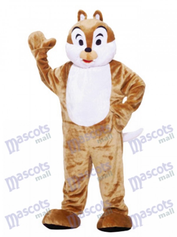 Brown Chipmunk Mascot Costume 