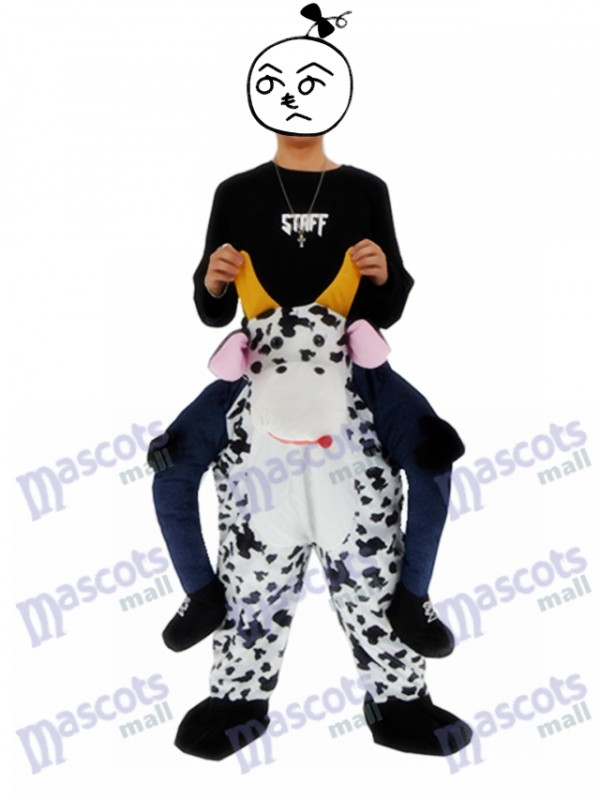 Piggyback Cow Carry Me Ride Dairy Cattle Mascot Costume