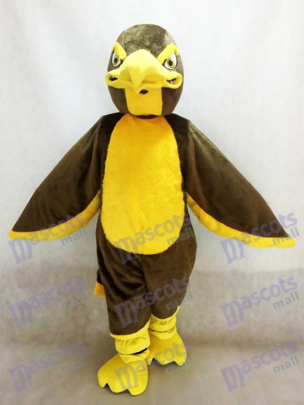 Brown Hawk Falcon Mascot Costume Animal 
