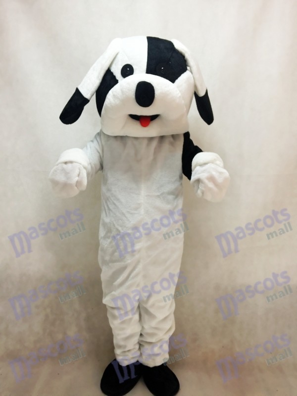 Black and White Dog Mascot Adult Costume Animal 