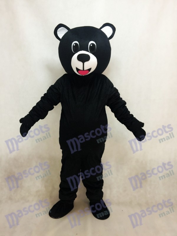 Black Lucky Bear Mascot Costume