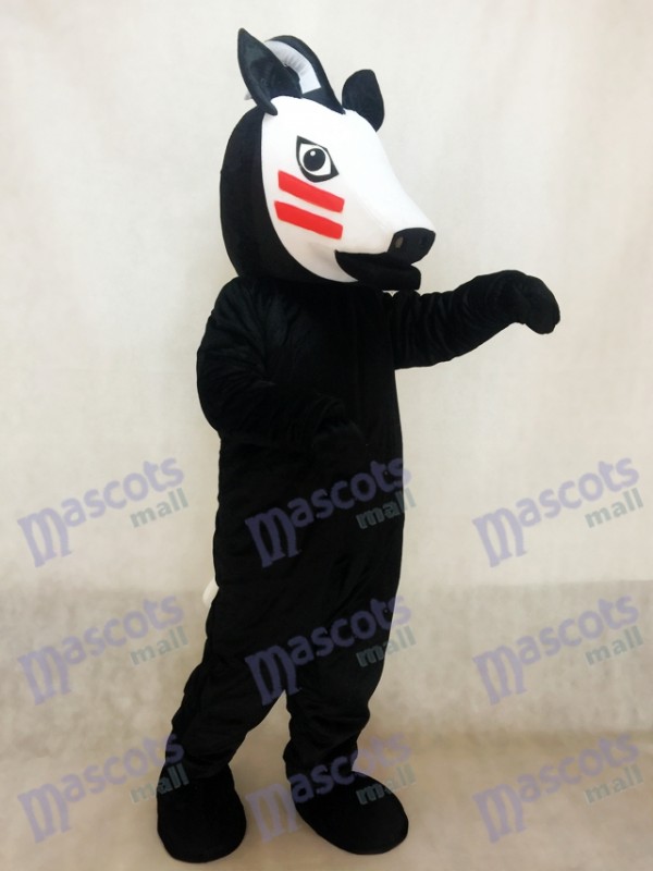 Black Trojan Horse Mascot Costume