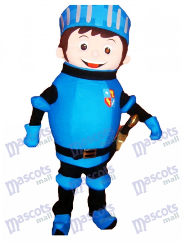 Blue Mike the Knight Mascot Costume 