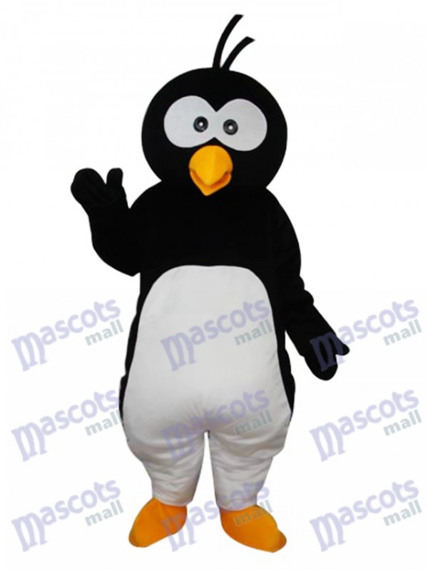 Round Head Penguin Mascot Adult Costume