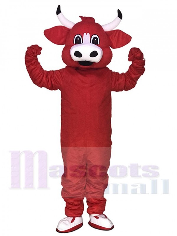 Red Bull Chicago Bulls Mascot Costume Animal
