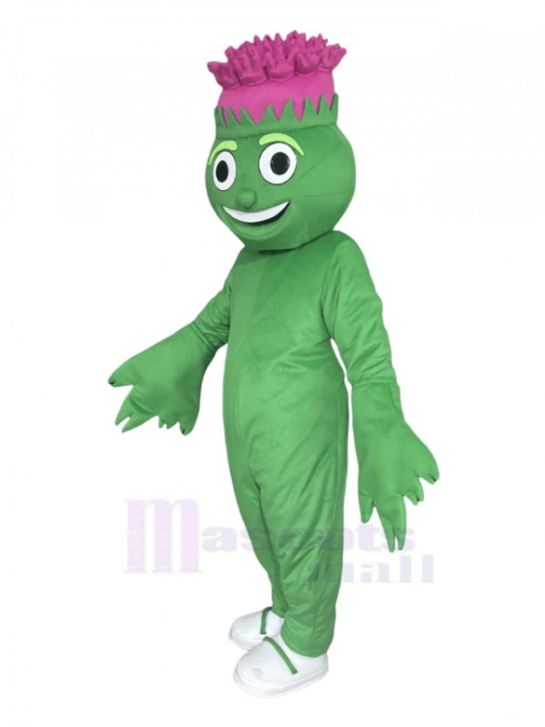 Thistle Plant mascot costume
