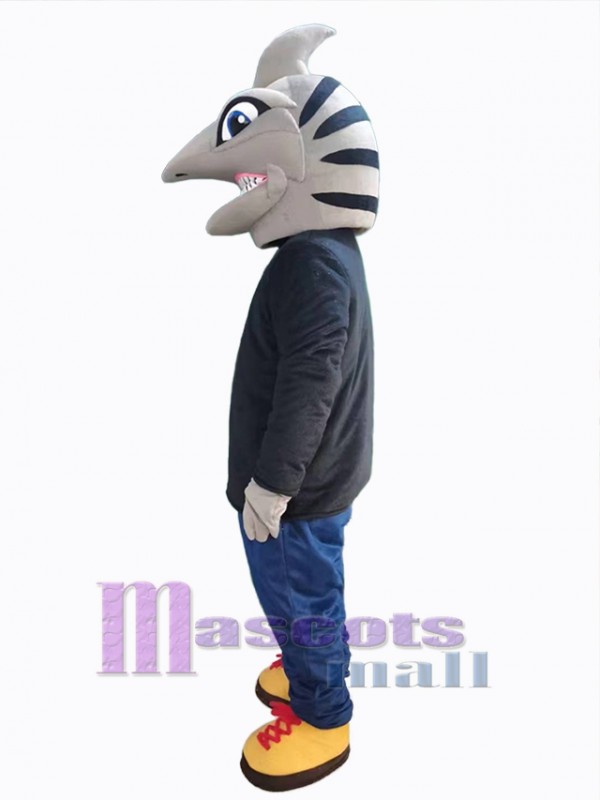 Shark mascot costume