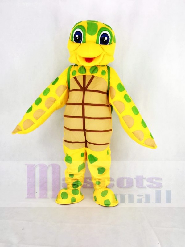 Cute Sea Turtle Mascot Costume Cartoon	