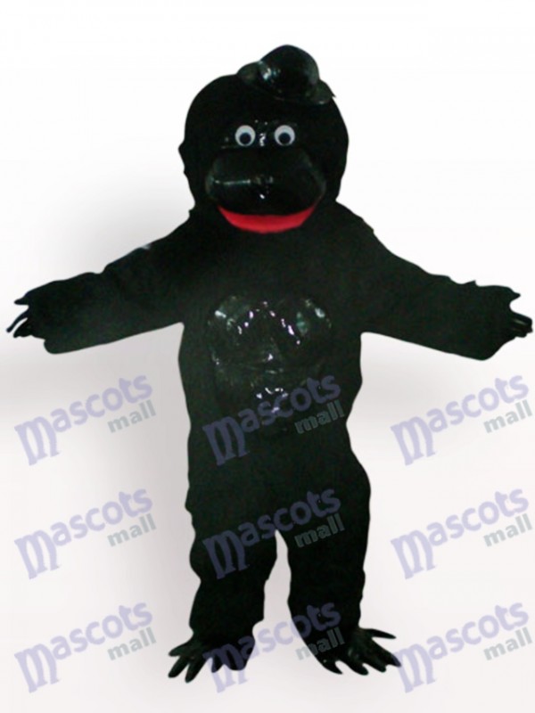 Orangutan With Black Hat Animal Mascot Costume