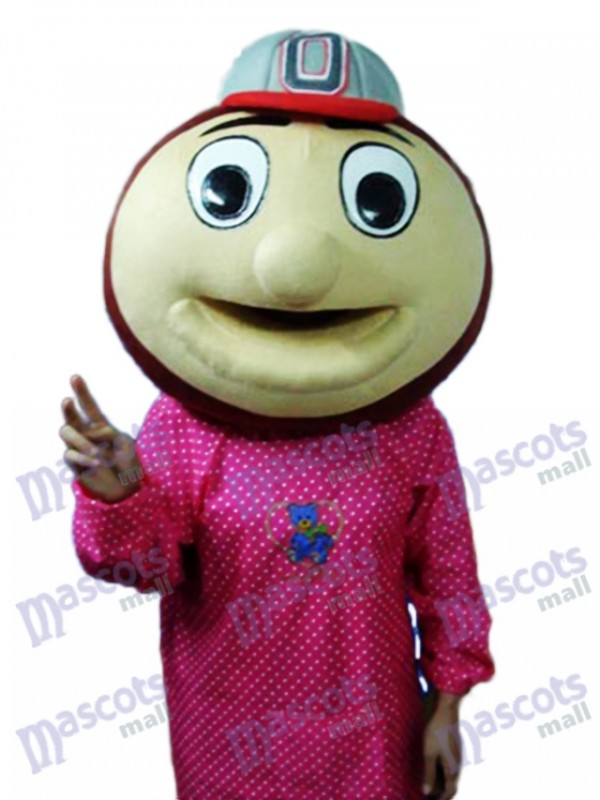Baseball Monkey Head Mascot Adult Costume