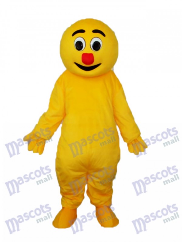 Yellow Monster Mascot Adult Costume
