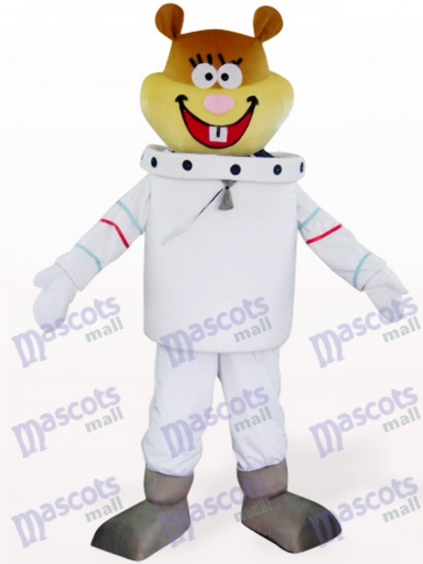 White Space Navigation Mouse Animal Mascot Costume