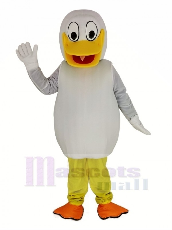White Duck Mascot Costume Animal