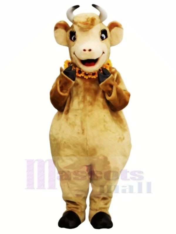 Female Brown Cow Mascot Costumes 