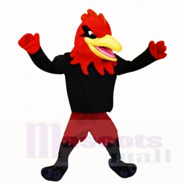 Sport Roadrunner with Black Shirt Mascot Costumes Adult