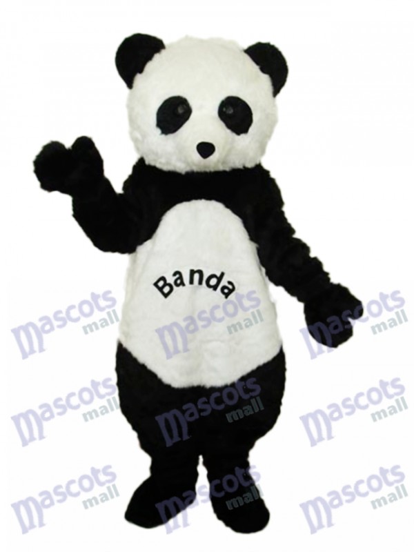 Giant Panda with letters Mascot Adult Costume