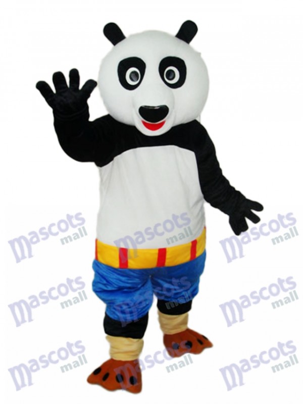 Kung Fu Panda Blue Shorts Mascot Adult Costume