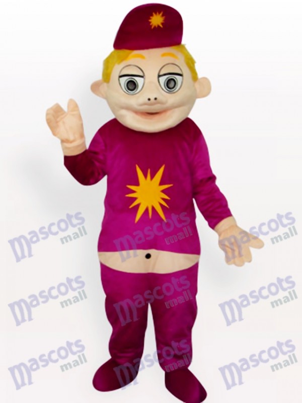 Laughing Boy Cartoon Adult Mascot Costume