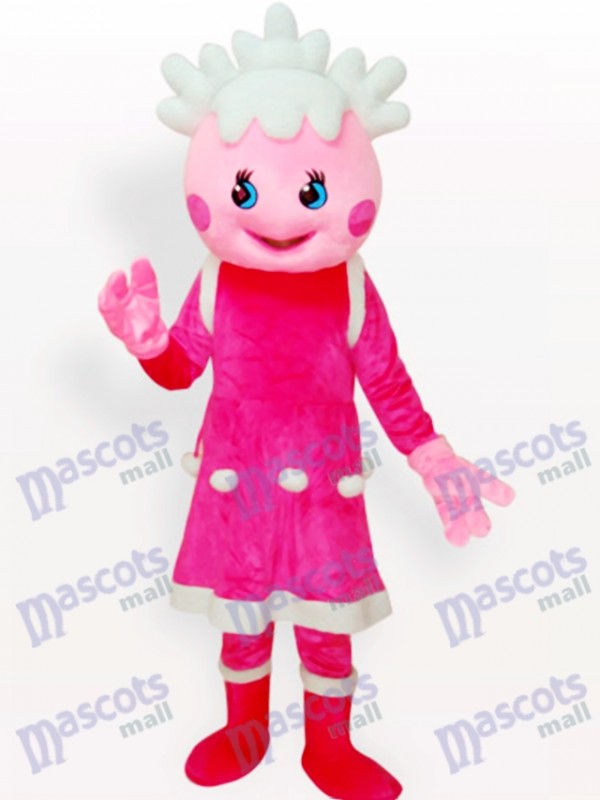 Pink Princess Cartoon Adult Mascot Costume