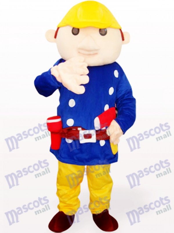 Blue Baboo Engineer Adult Mascot Costume