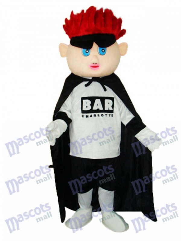 Red Hair Boy (facelift) Mascot Adult Costume