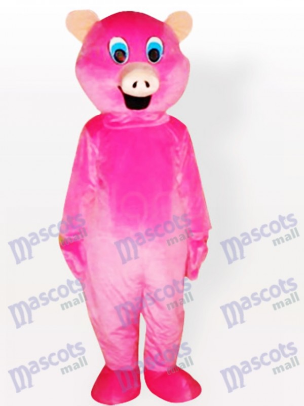 Pink Pig Adult Animal Mascot Costume