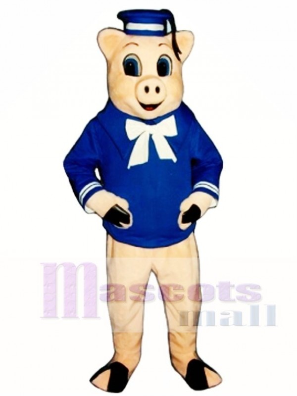 Straw Pig Mascot Costume