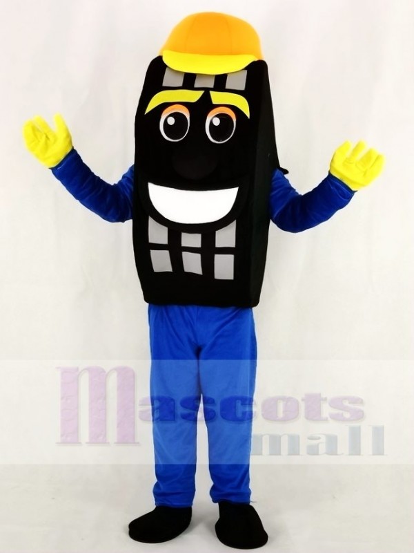 Blue Auto Tyre Cab Tire Mascot Costume Cartoon	