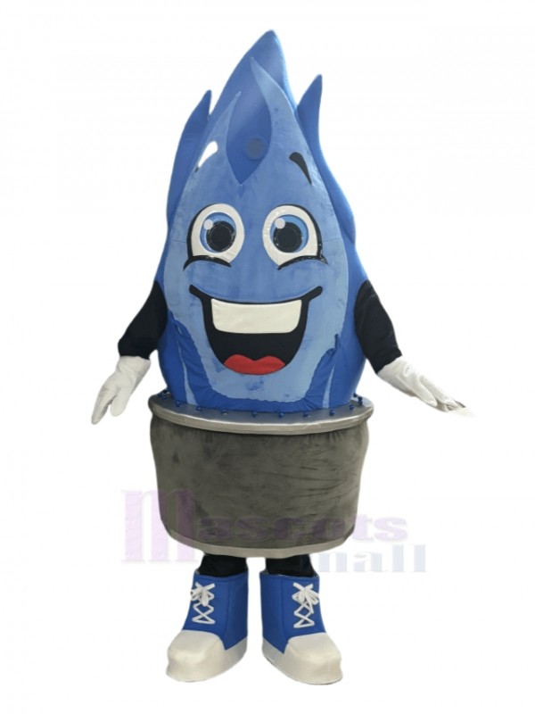Flame mascot costume