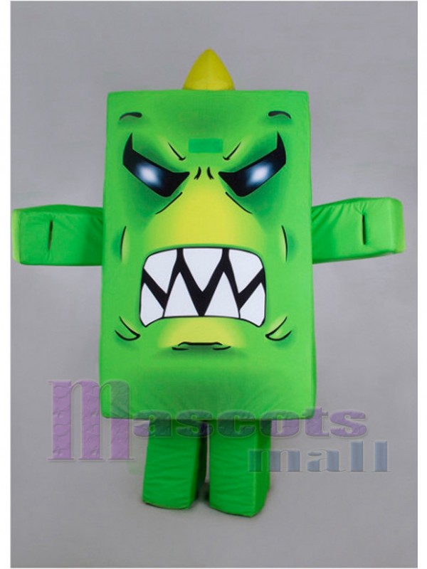 Cube Monster Mascot Costume