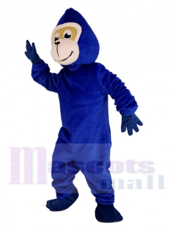 Blue Gorilla Monkey Mascot Costume Animal