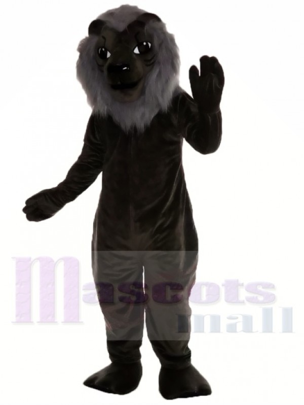 Black Lion Mascot Costume
