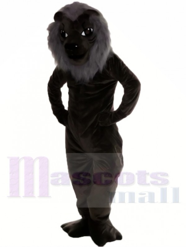 Black Lion Mascot Costume